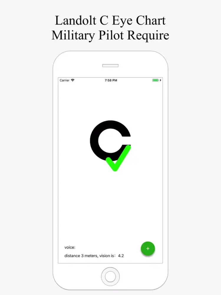 Vision assistant-Eye chart iPad  Screenshots