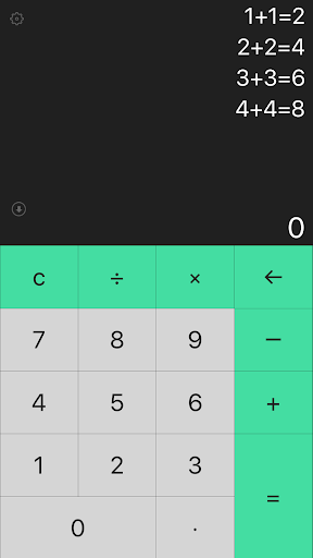 MingCalc Calculator - history  Screenshots