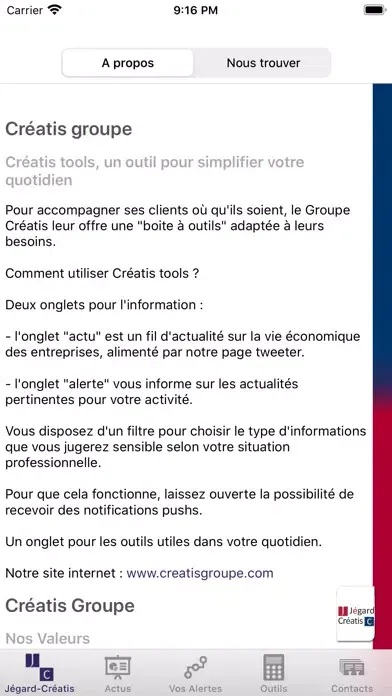 Screenshot di Jégard-Créatis