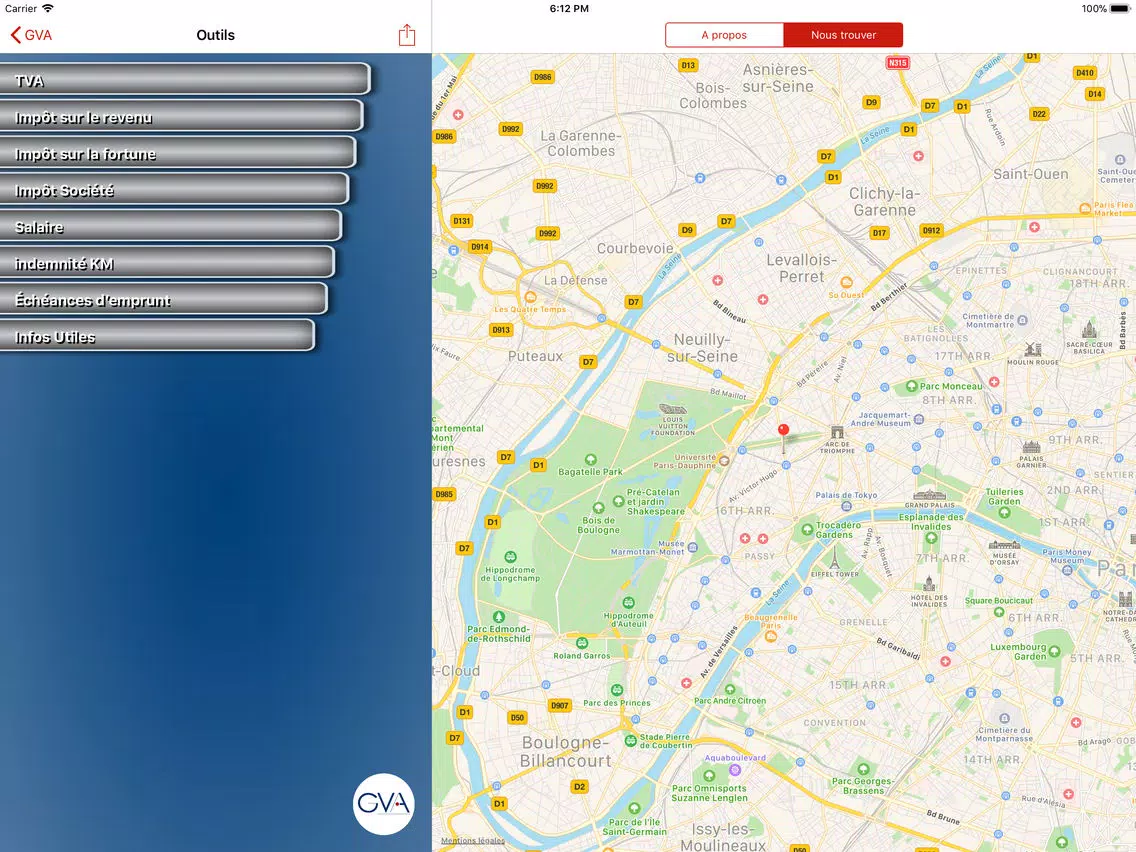 Capturas de pantalla de GVA - Groupe d'audit & conseil iPad 