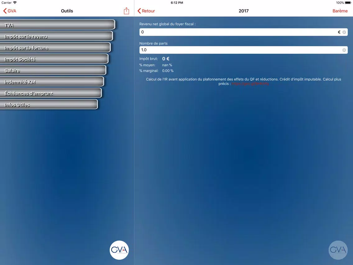 Capturas de pantalla de GVA - Groupe d'audit & conseil iPad 