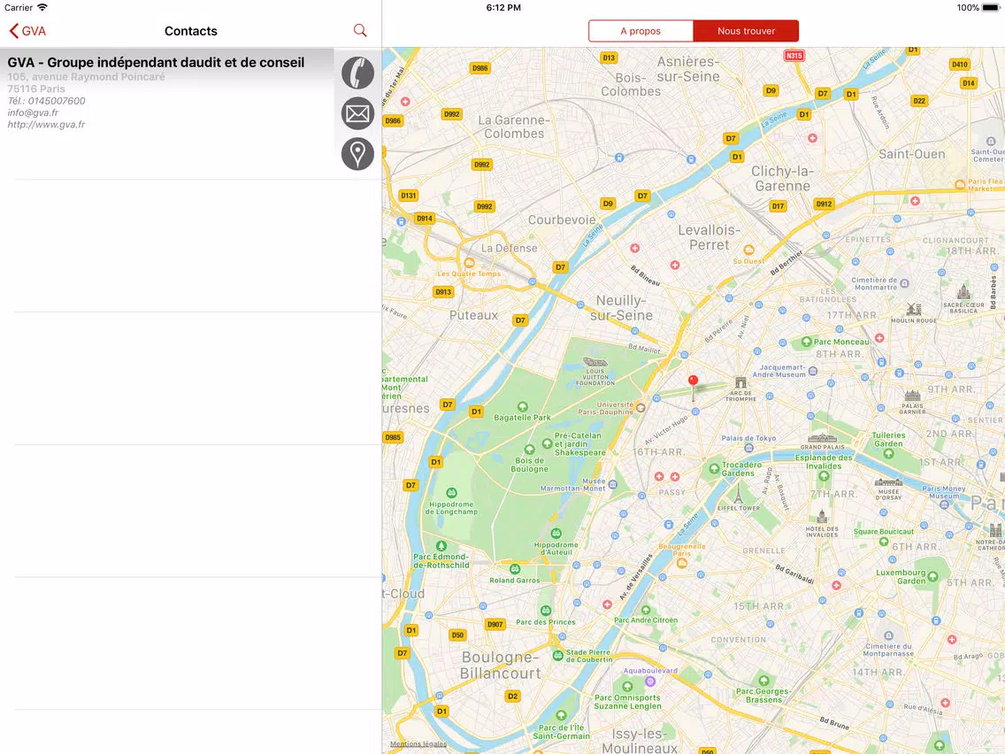 Capturas de pantalla de GVA - Groupe d'audit & conseil iPad 