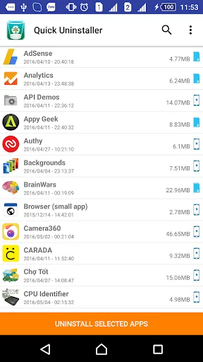 Quick Uninstaller应用截图