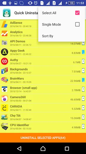 Quick Uninstaller应用截图