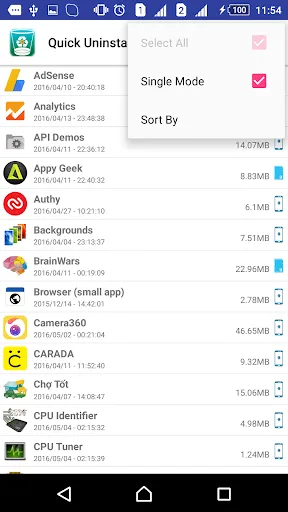 Quick Uninstaller应用截图