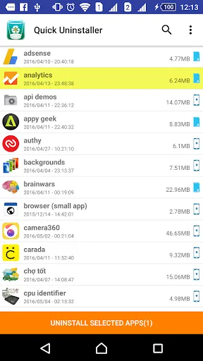 Quick Uninstaller应用截图