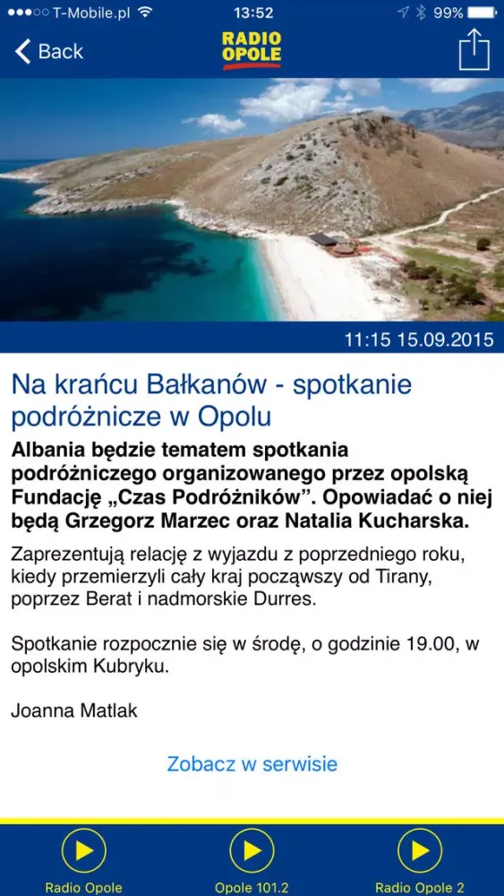 Capturas de pantalla de Radio-Opole