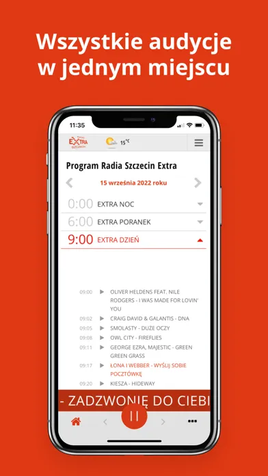 Tangkapan layar Radio Szczecin Extra