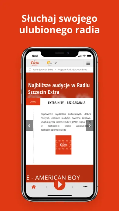 Tangkapan layar Radio Szczecin Extra
