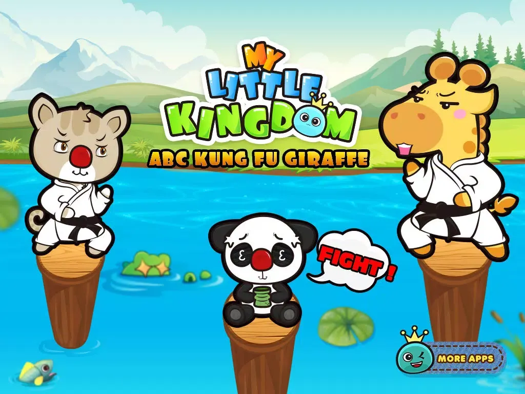 Tangkapan skrin My Little Kingdom -ABC Kung Fu Giraffe iPad 