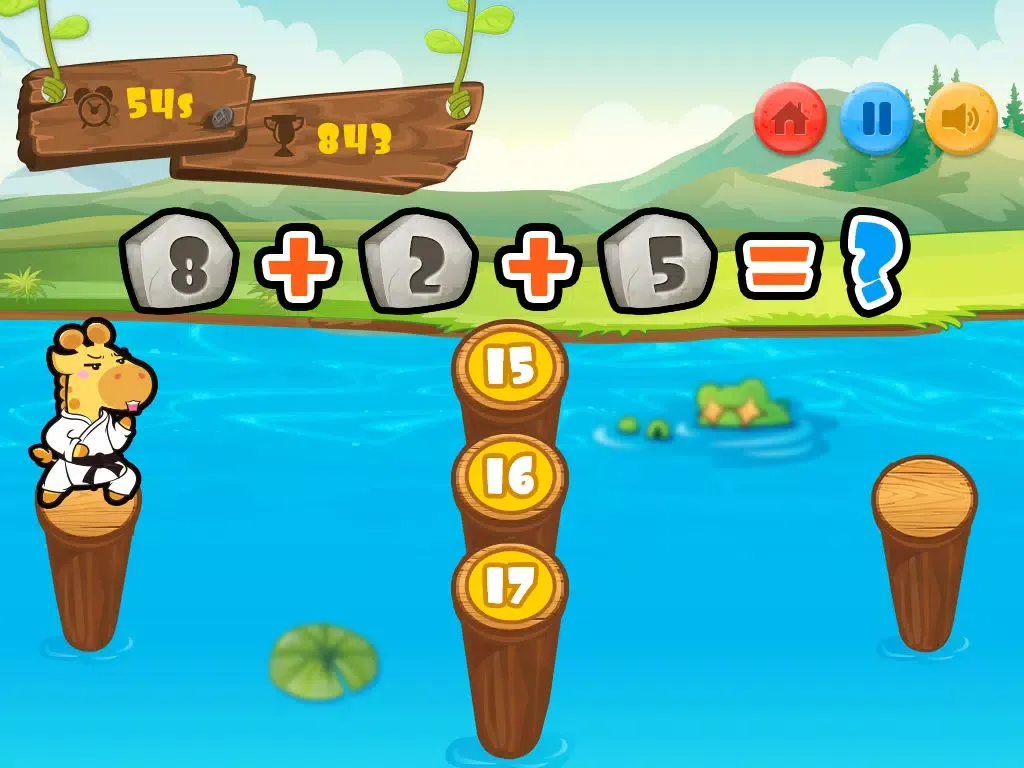 Tangkapan skrin My Little Kingdom -ABC Kung Fu Giraffe iPad 