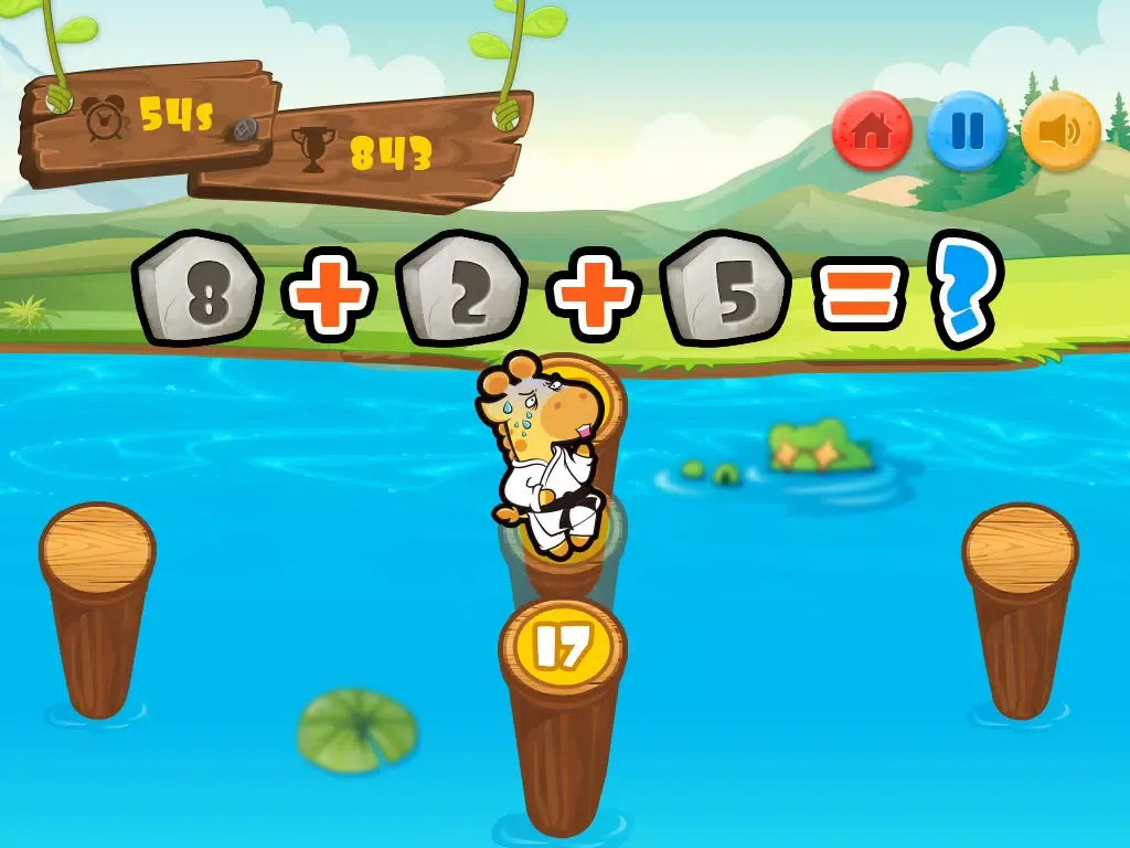 Tangkapan skrin My Little Kingdom -ABC Kung Fu Giraffe iPad 