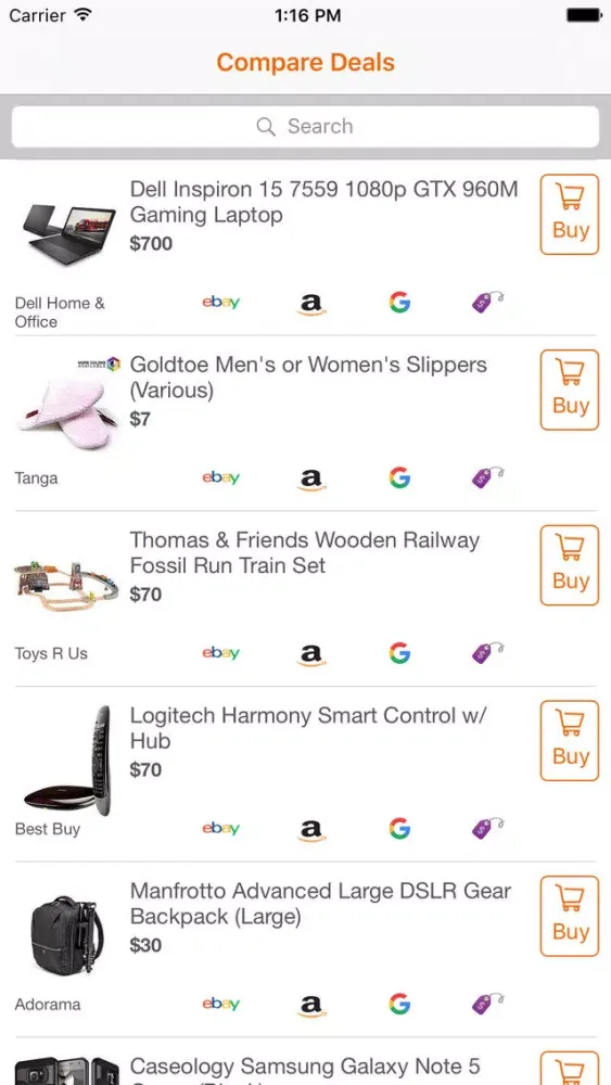 Compare Deals - Compare Hot Tech Bargains & Coupons from Slickdeals and more سکرین شاٹس