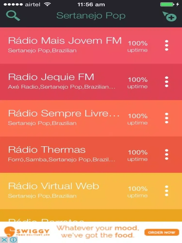 Sertanejo Pop Music iPad 應用截圖