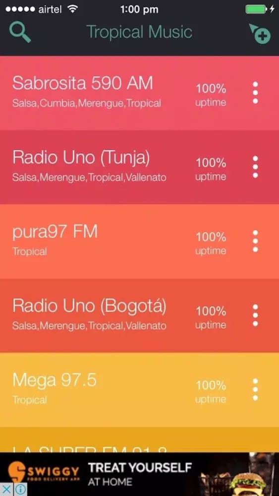 Capturas de pantalla de Tropical Music