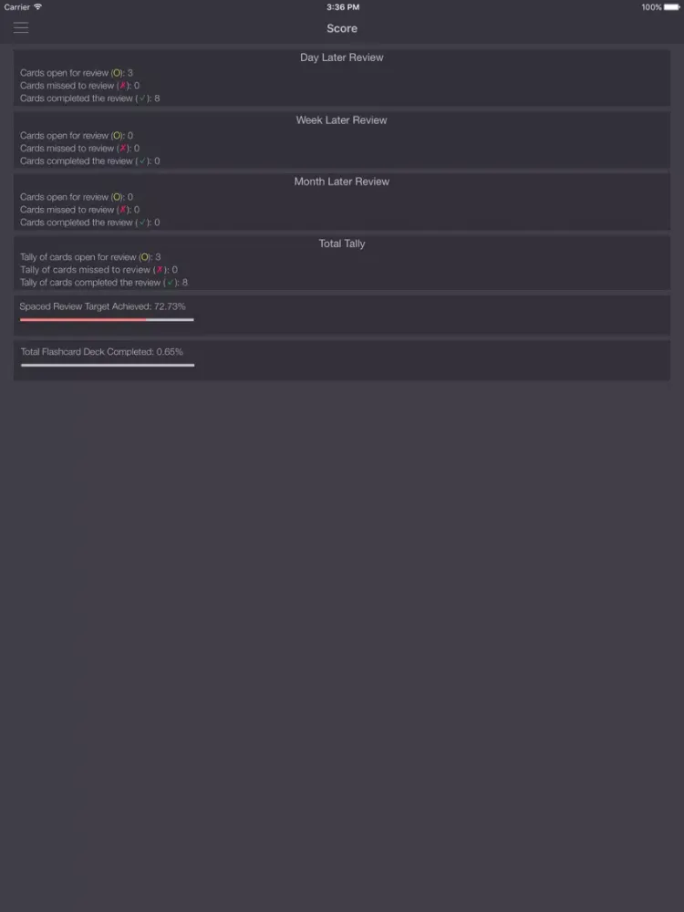 Скриншоты USMLE Step 1 Lite Flashcards App Free with Progress Tracking & Spaced Repetition Score. iPad 