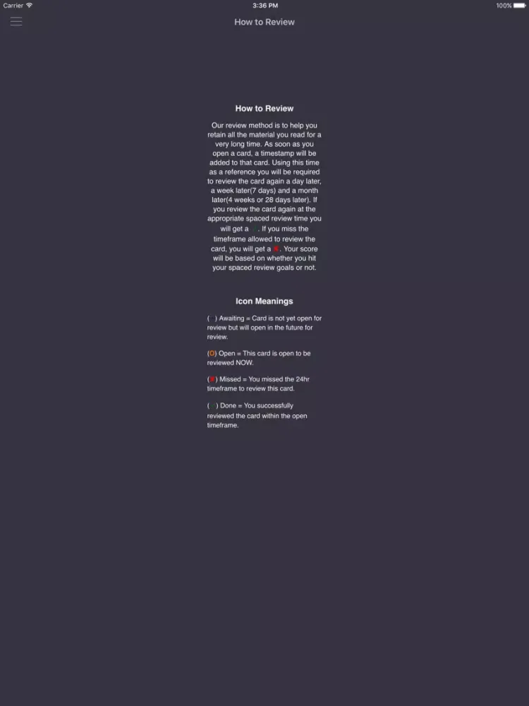 Скриншоты USMLE Step 1 Lite Flashcards App Free with Progress Tracking & Spaced Repetition Score. iPad 