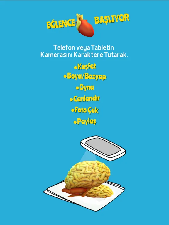 4D+ Vücut Organları Canlanıyor iPad 應用截圖