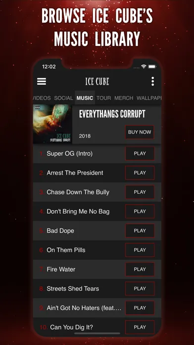 Ice Cube Official Fan App应用截图