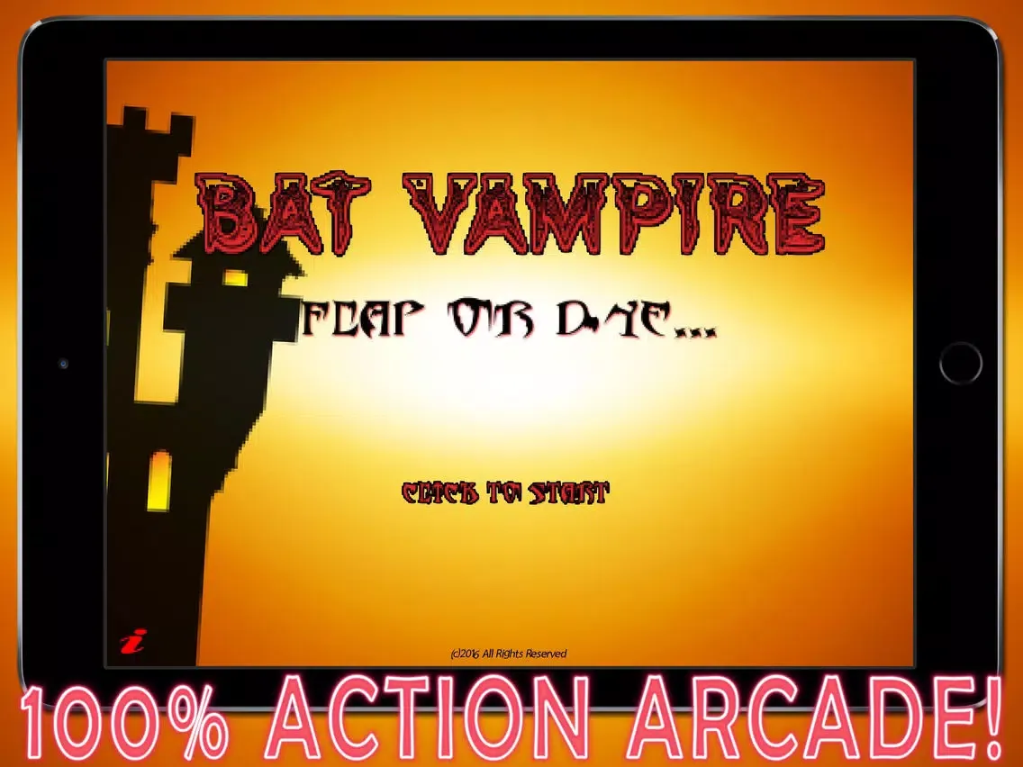 Bat Vampire - Flap or Die! iPad  스크린샷