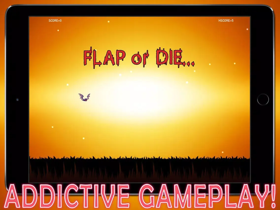 Bat Vampire - Flap or Die! iPad  스크린샷