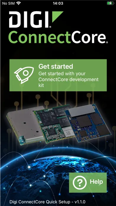 Digi ConnectCore Quick Setup Screenshots