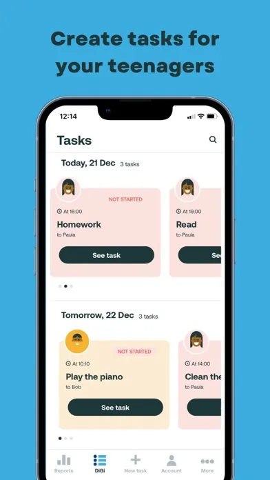 Ảnh chụp màn hình của DiGi The App