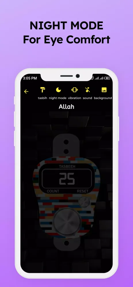 Digital Tasbeeh Tally Counter Screenshots