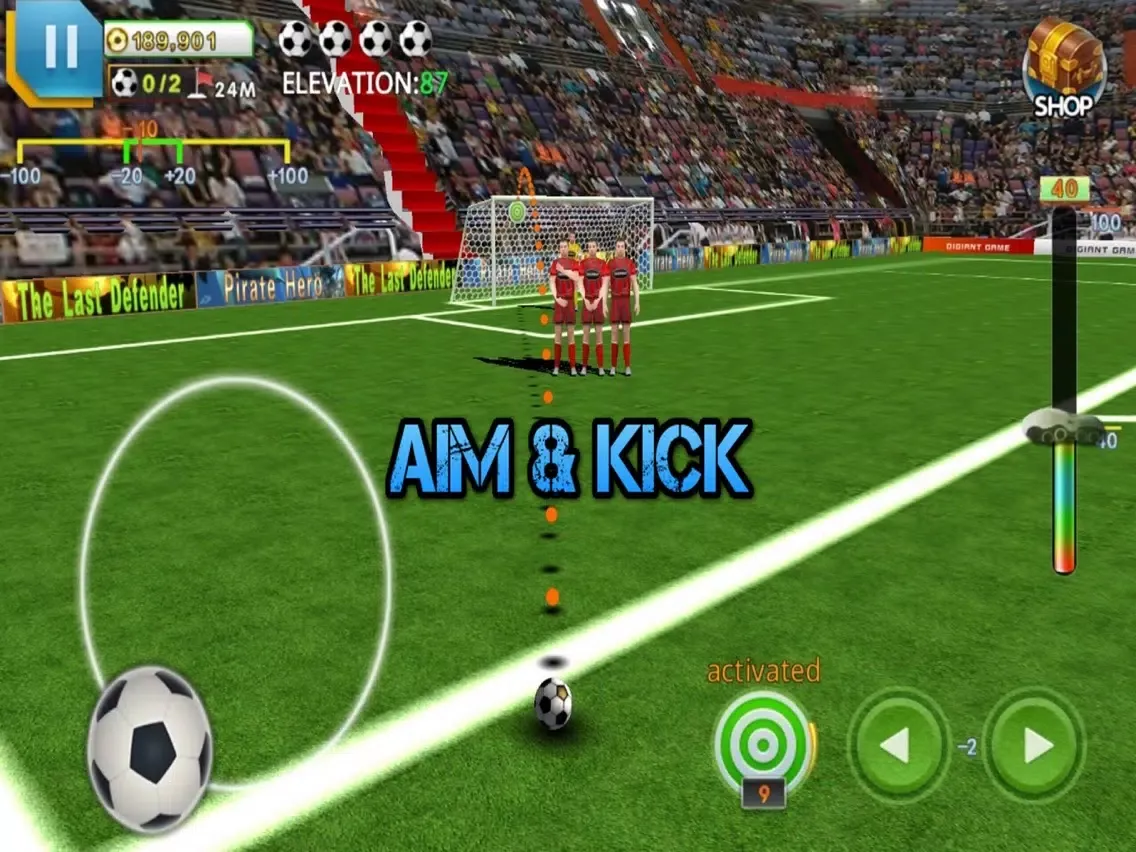 Capturas de tela do Ultimate Freekick 3D:The Soccer Master iPad 