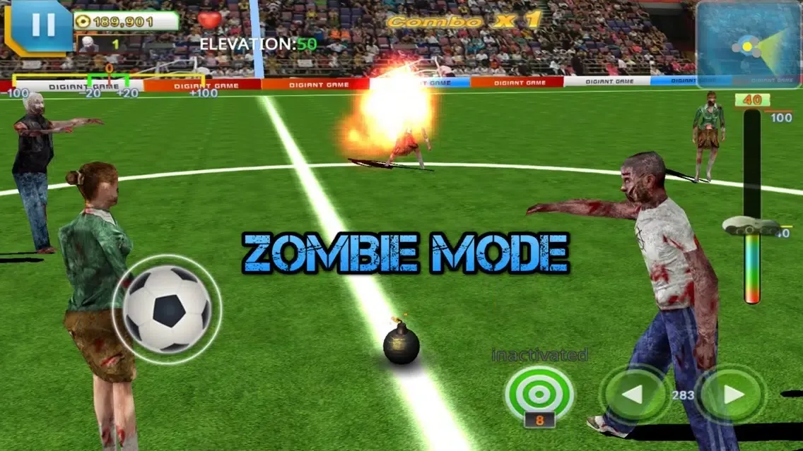 Capturas de tela do Ultimate Freekick 3D:The Soccer Master