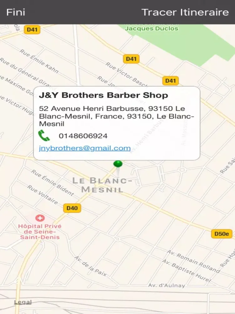 Zrzuty ekranu J&Y Brothers Barber Shop iPad 