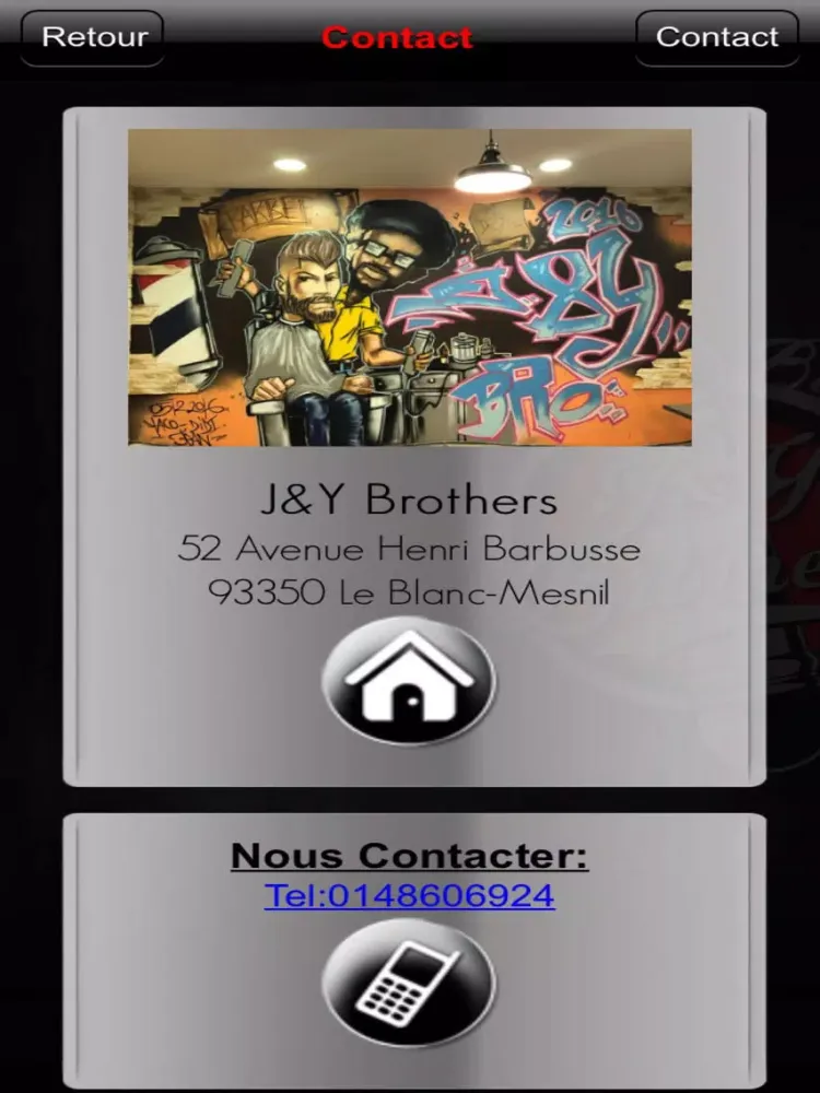 Zrzuty ekranu J&Y Brothers Barber Shop iPad 