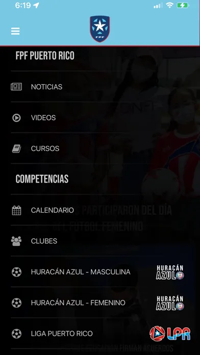 Capturas de pantalla de FPF Puerto Rico