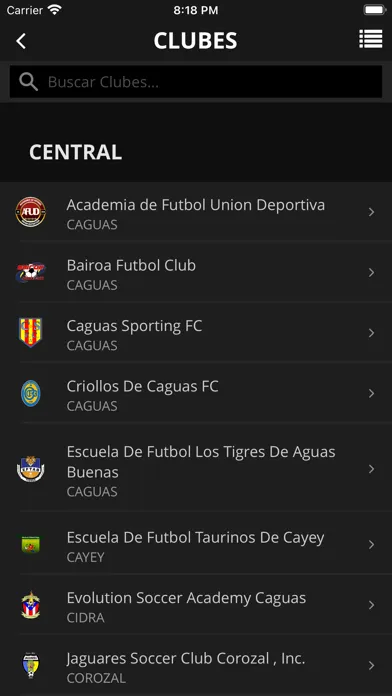 Capturas de pantalla de FPF Puerto Rico