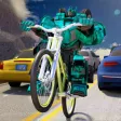 Robot Bicycle Traffic Rider Robot Bicycle Traffic Rider