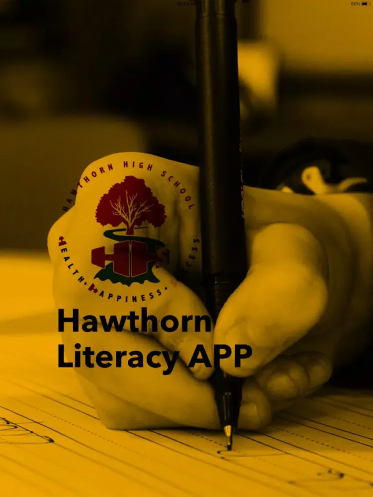 Hawthorn High Literacy App iPad  سکرین شاٹس