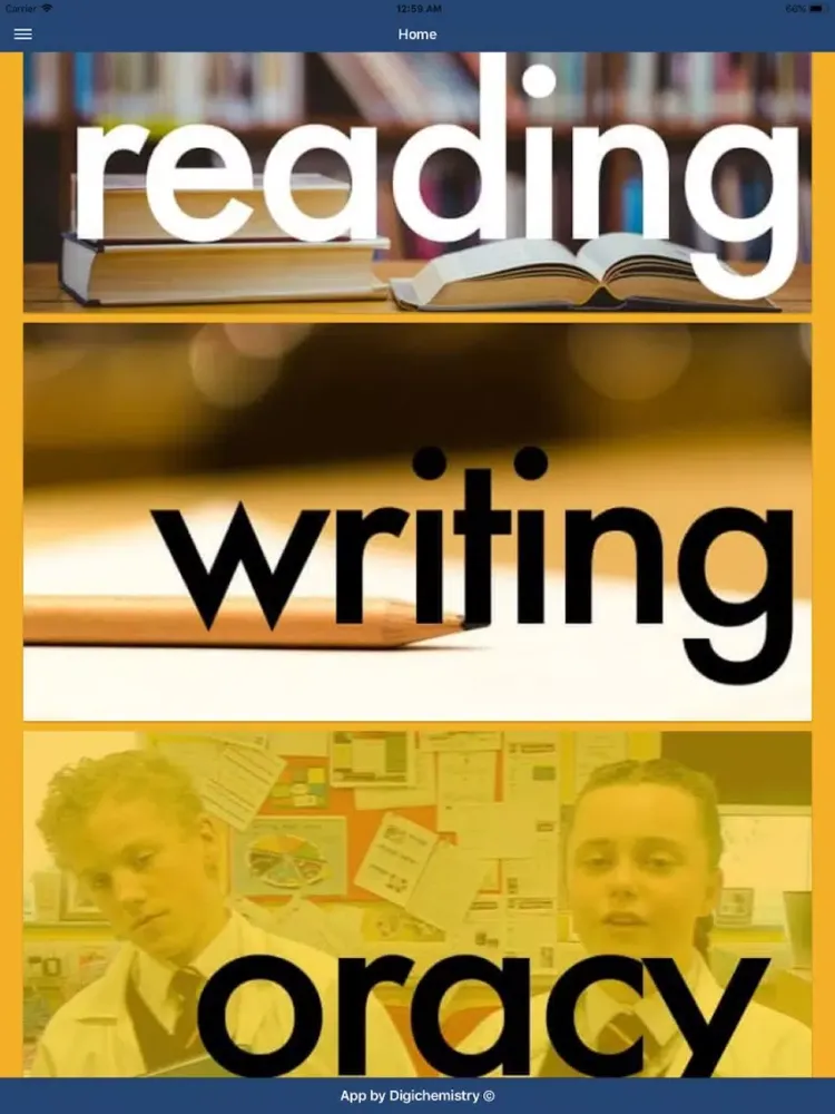 Hawthorn High Literacy App iPad  سکرین شاٹس
