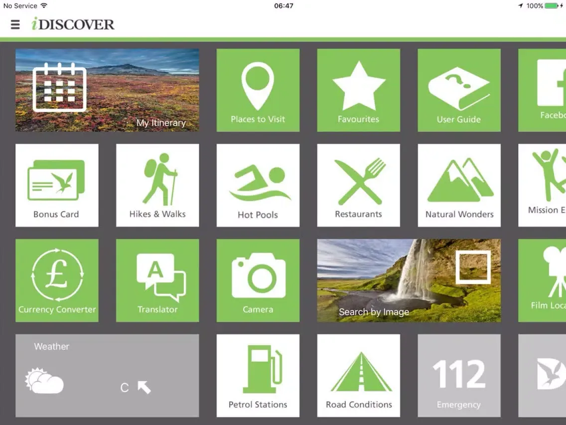 صور iDiscover Iceland iPad 