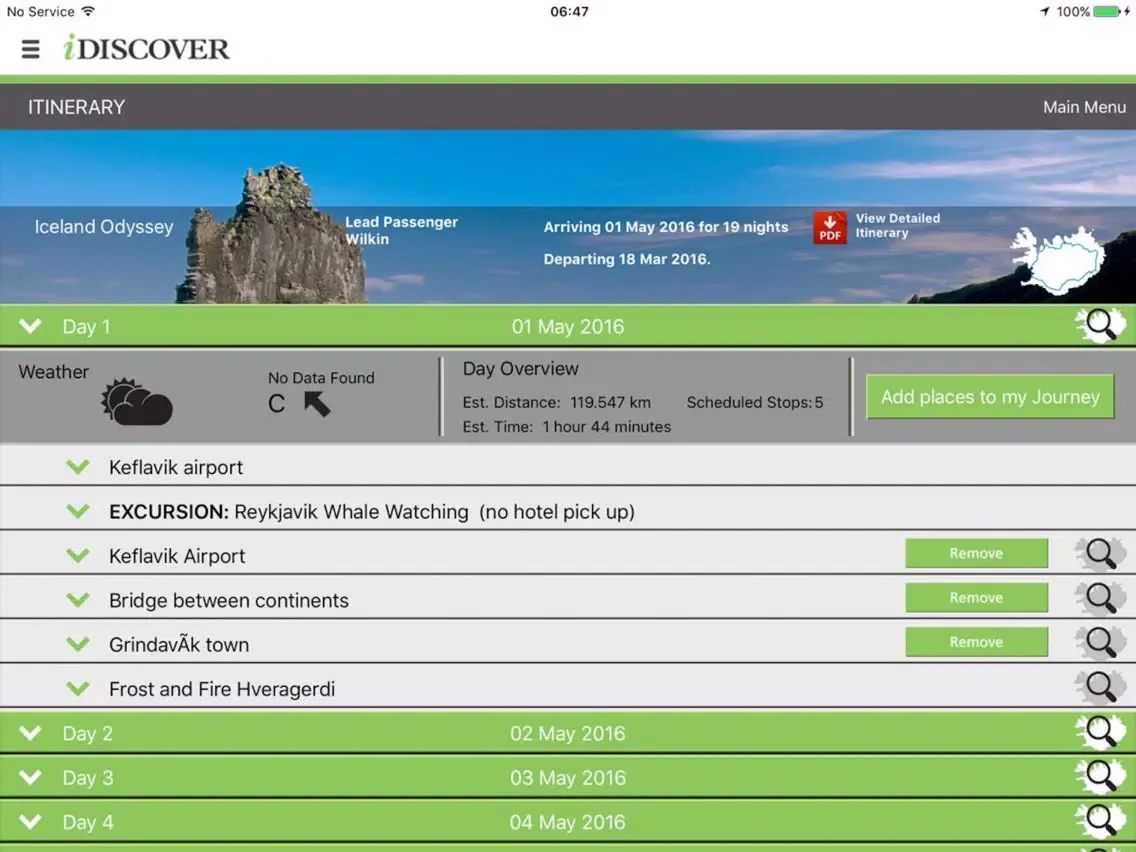 صور iDiscover Iceland iPad 