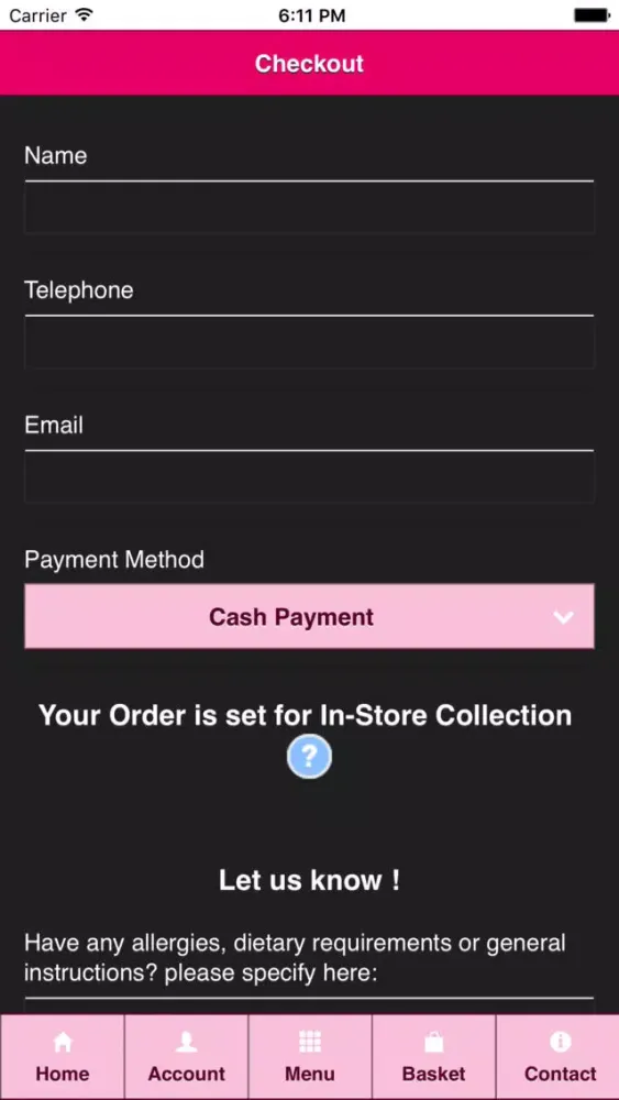 Sam's of Aylesbury سکرین شاٹس