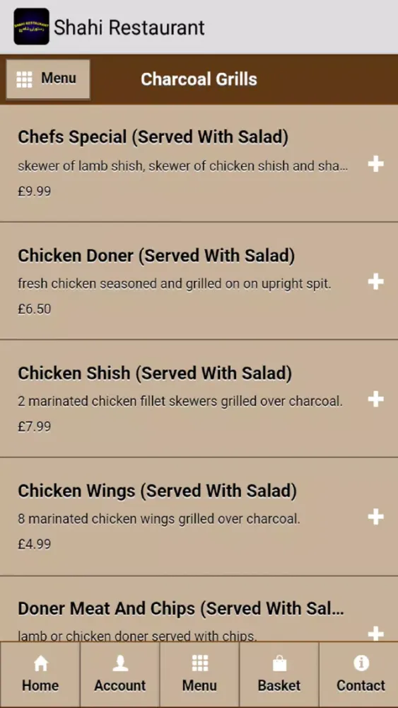 Shahi Restaurant スクリーンショット