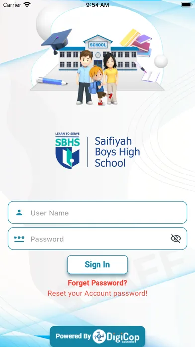 Captures d'écran de SBHS & SHSC