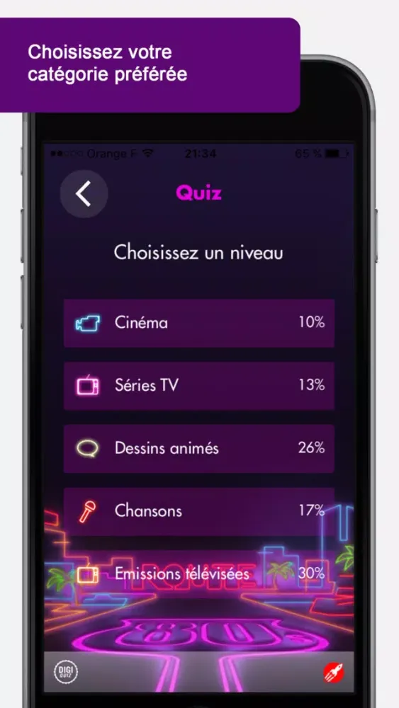 Скриншоты Route 80 - Le quiz sur les années 80