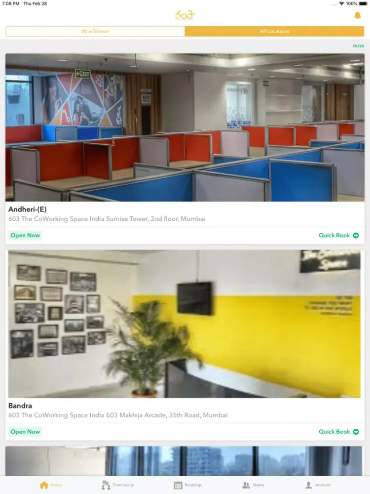 603 The Coworking Space iPad  Screenshots