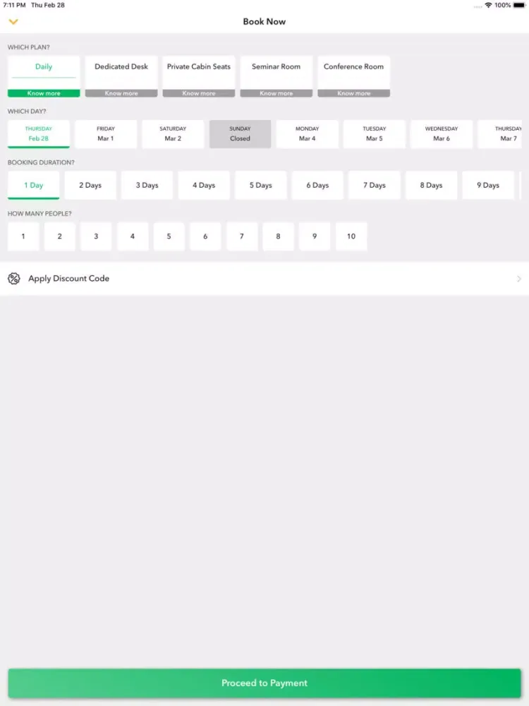 603 The Coworking Space iPad  Screenshots