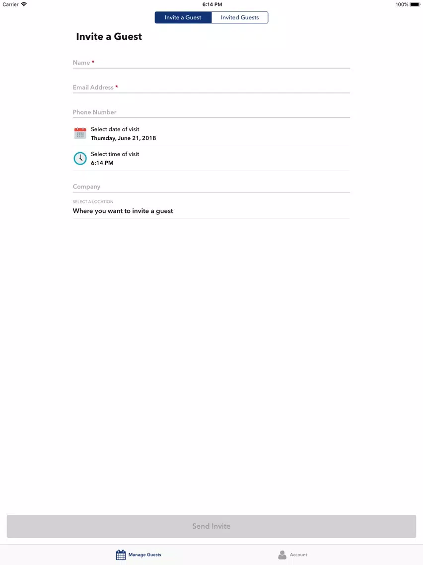Capturas de tela do Monitoring Committee VM iPad 