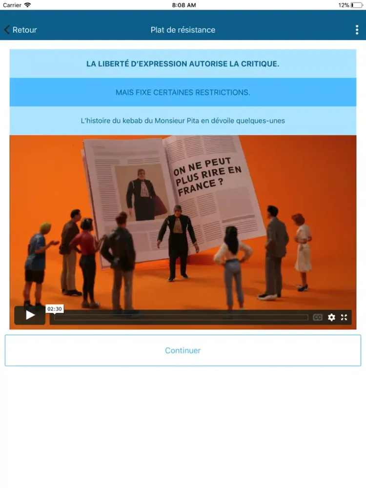 Screenshot di Allo Marianne iPad 