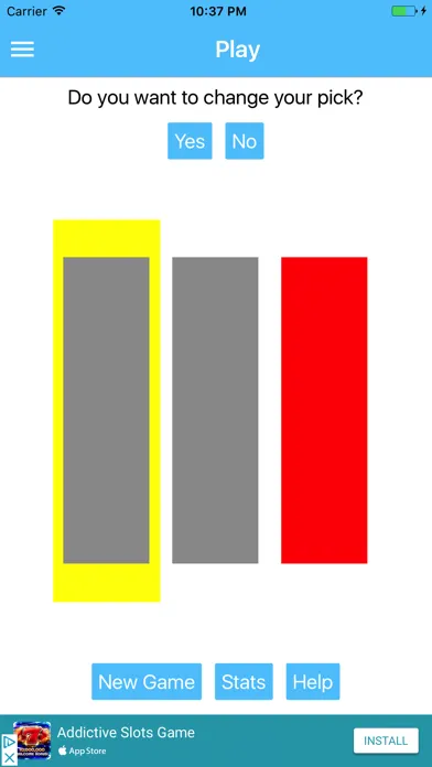 Monty Hall 스크린샷
