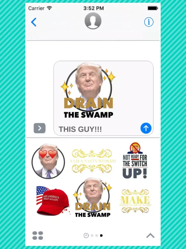 تصاویر Trump Regrets - Donald Trump Voter Sticker Pack iPad 