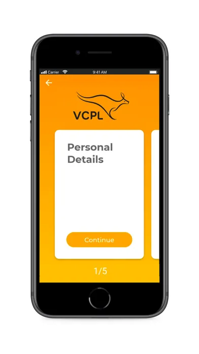 Capturas de pantalla de VCPL Digital Onboarding